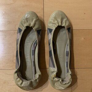 Burberry Nova Check Ballet Flats